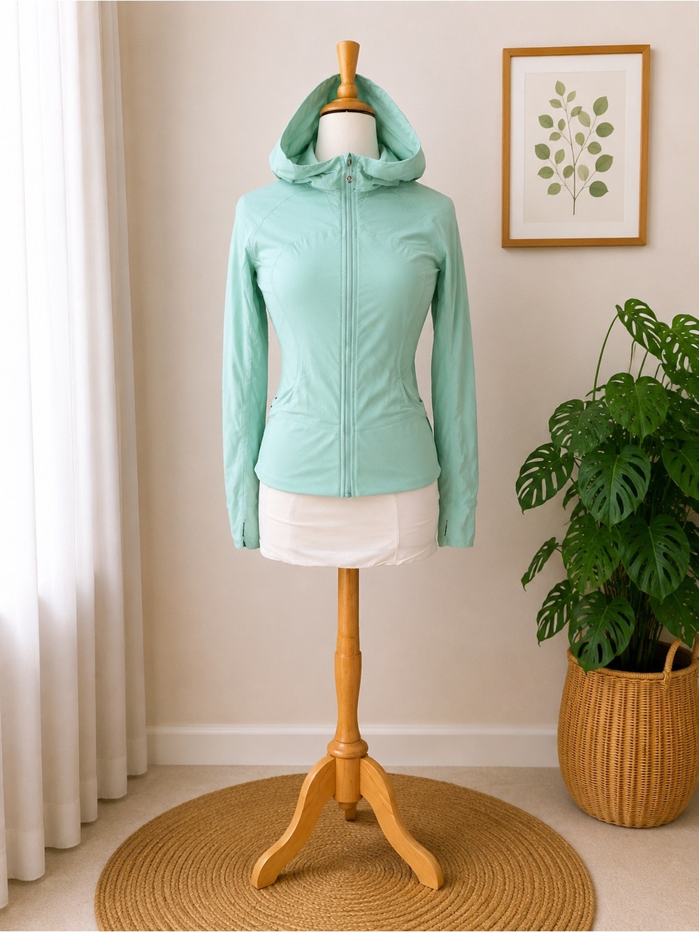 lululemon athletica Light Aquamarine Hooded Jacket